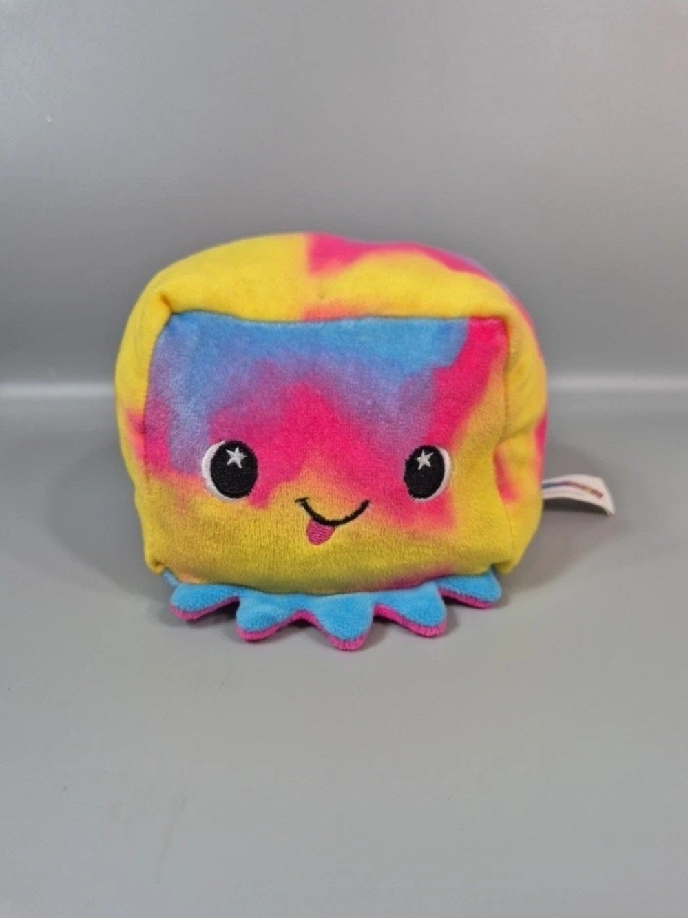 Eve the Octopus Moosh Moosh 5" Square Reversible Plush Stuffed Toy No Tags